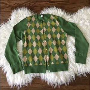 J. Crew Argyle Sweater